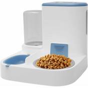 Heytea - Mangeoire automatique pour chat et chien, 2 en 1, ensemble de gamelles automatiques de nourriture et d'eau pour chat, mangeoire pour chien,