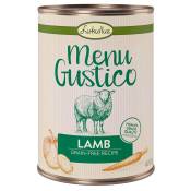 Lot Lukullus Menu Gustico 24 x 400 g pour chien - agneau, carottes, pommes de terre et potiron