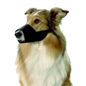 Muselière en nylon noir taille m - border colie beagle