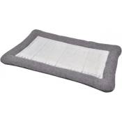 Coussin rectangle en textile pour chats et chiens - Gris anthractite - L 70 x l 50 cm - Gamme Cocoon