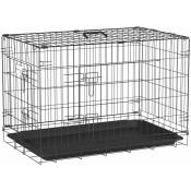 Dayplus - 30cage de chien cage de transport en métal