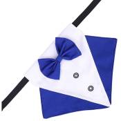 Lumten - charpe triangulaire pour animaux de compagnie de mariage de style britannique écharpe pour chien de compagnie collier de chien pet bave