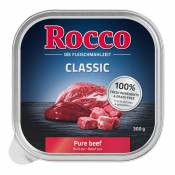 9x300g Rocco Classic en barquettes pur bœuf - Pâtée