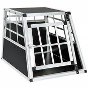TecTake Cage Box Caisse de Transport pour Chien Mobile