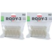 Zolux - 2 tubes droits pour connexion de cages Rody (Lot de 2)