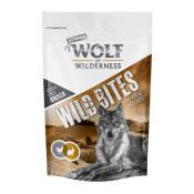 180g Wild Bites Senior Meadow Grounds lapin, poulet Wolf of Wilderness - Friandises pour chien