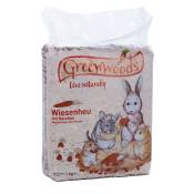 3kg Greenwoods Foin de prairie pour rongeur et lapin, carotte