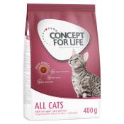 400g All Cats Concept for Life Croquettes pour chat