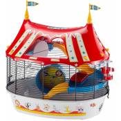 Circus fun Cage pour hamsters et petits rongeurs. Variante circus fun - Mesures: 49.5 x 34 x h 42.5 cm - - Ferplast
