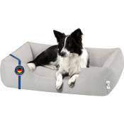 Zara lit pour chien, Panier corbeille, coussin de chien:XL, light-grey (gris clair) - Beddog