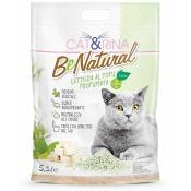 Cat&rina - Litière végétale BeNatural au tofu parfum thé vert 5.5 litres