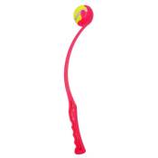 Ensoleille - Balle de lanceur de chien de jouet de chien de tir de lanceur de tennis(rouge)