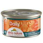 Lot Almo Nature Daily 24 x 85 g pour chat - mousse