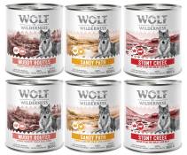 6x800g Senior “Expedition” Wolf of Wilderness Lot mixte pour chien : -10 % !