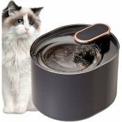 Beijiyi - Fontaine pour chat Distributeur d'eau pour chats, paramètres débit d'eau réglables ultra silencieux et d'une filtration tertiaire