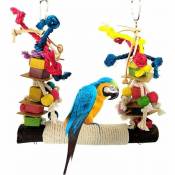 Grande balançoire perroquet, balançoire oiseau, jouet