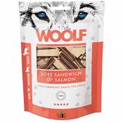 WOOLF Saumon Sandwich et morue 100gr - Snacks pour