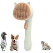 Fortuneville - Peigne de massage pour l'épilation des poils d'animaux, brosse pour chat, brosse pour chien, brosse pour animaux de compagnie à poils