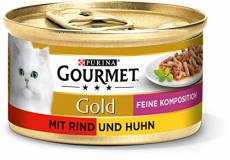 Gourmet Gold chat Doublure Alliance Raffinée - Lot