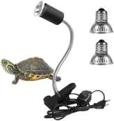 LEDGLE 2 Ampoules UVA UVB 25W et 50W,Lampe Reptiles
