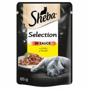 12x85g Multipack Sheba Sélection avec poulet en sauce