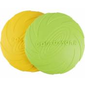 Aougo - Frisbees pour Chien, Frisbee de Chien, Jouet Chien Frisbee, Disque à Lancer en Caoutchouc Résistant, Frisbi pour Chien pour Jeux Sport