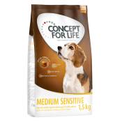 Offre d'essai : croquettes Concept for Life 1 kg ou 1,5 kg pour chien - Medium Sensitive (1,5 kg)