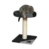 Trixie - Tarifa Arbre a chat Hauteur 52 cm gris et noir peluche et sisal naturel