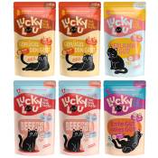 6x 125g Lucky Lou Adult Tasty-Mix nourriture pour chat humide