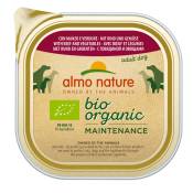 9x300g Dailymenu Bio Almo Nature Boeuf/légumes barquettes