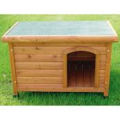 Croci - Abri pour chenil Petit 85x57x58 cm: Chenil d'extérieur en bois avec pieds réglables Modèle d'abri pour chiens