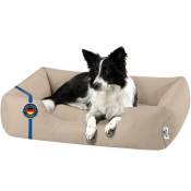 BedDog® ZARA lit pour chien, Panier corbeille, coussin de chien:XL, NAMIB-SAND (beige)
