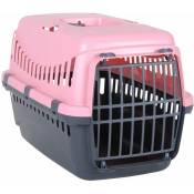 Dogi - Panier de transport caisse de transport cage de transport chiens et chats gipsy rose 45x30x30cm - Rose