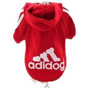 Sport Sweat à capuche pour chien/chat Taille s à 9XL 7 couleurs Red m