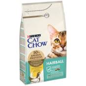 1.5kg Hairball Control Special Care Adult CAT CHOW PURINA Croquettes pour chat : -10 % !