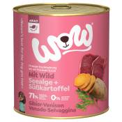 6x 800g WOW Adult Wild nourriture pour chien humide