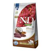 7kg Farmina N&D Quinoa Skin & Coat cerf, quinoa, noix de coco & curcuma nourriture pour chiens adultes sèche