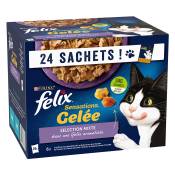 Felix Sensations gelée 24 x 85 g pour chat - sélection