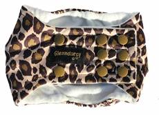 Glenndarcy Bandeau ventral pour chien mâle, motif léopard