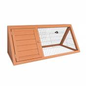 Home Discount Wooden Pet Rabbit Hutch Triangle, Bunny