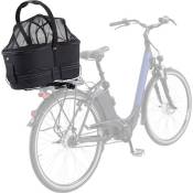 Panier vélo Long, pour porte-bagages large. pour chien