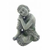 Statue bouddha assis ø 10 cm, hauteur 12 cm, décoration aquarium - Animallparadise