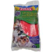 Lit douillet pour hamster sachet de 25 g couleur aléatoire Animallparadise Rouge