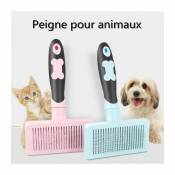 Live House - Brosse autonettoyante pour chiens et chats avec morts et peluches, bleu Pour les animaux de compagnie