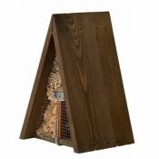 Outils Et Nature - Hôtel insecte en bois triangulaire