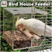 LEISEI Mangeoire automatique pour oiseaux sans gâchis