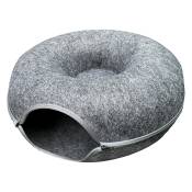 Tunnel Aumüller Donut pour chat - gris