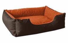 BedDog® lit pour Chien LUPI, Brun/Orange, L env. 80x65