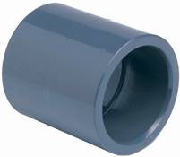 SIBO PVC Manchon (10–110 mm/16bar) – Pression Fitting