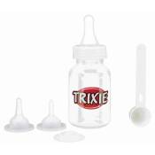 Trixie - Set biberon 120 ml, transparent/blanc